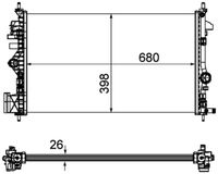 Thumbnail - Radiateur - CR1102000P - MAHLE