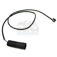 предупредителен контактен сензор, износване на накладките