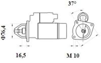 Thumbnail - Startmotor / starter - MS1077 - MAHLE