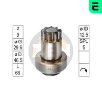 Cuplaj unisens,demaror ERA, Cod: ZN0828