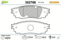 Bremsbelagsatz, Scheibenbremse