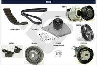 Set curea transmisie cu caneluri HUTCHINSON, Cod: MK13