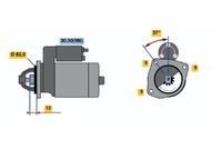BOSCH Startmotor / Starter 5
