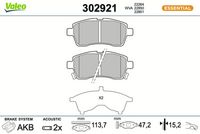 Bremsbelagsatz, Scheibenbremse