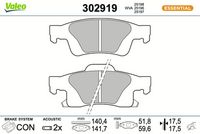 Bremsbelagsatz, Scheibenbremse