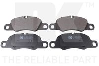 Bremsbelagsatz, Scheibenbremse