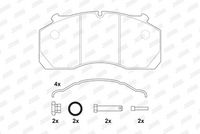 Bremsbelagsatz, Scheibenbremse