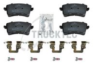 комплект спирачно феродо, дискови спирачки