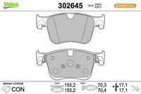 Bremsbelagsatz, Scheibenbremse