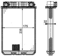 Thumbnail - Kachelradiateur, interieurverwarming - AH77000P - MAHLE