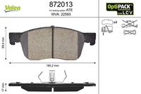 комплект спирачно феродо, дискови спирачки