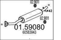 Mittelschalldämpfer