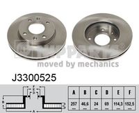 Disc frana NIPPARTS, Cod: J3300525