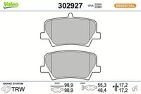 Bremsbelagsatz, Scheibenbremse