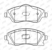 Bremsbelagsatz, Scheibenbremse