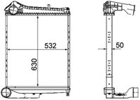 Thumbnail - Intercooler, inlaatluchtkoeler - CI252000P - MAHLE