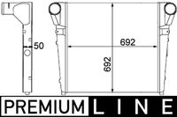 Thumbnail - Intercooler, inlaatluchtkoeler - CI271000P - MAHLE