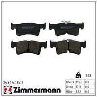 комплект спирачно феродо, дискови спирачки