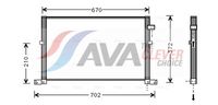 Condensator / Radiator aer conditionat AVA Clever Choice, Cod: FD5334