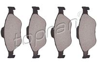 комплект спирачно феродо, дискови спирачки