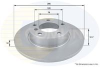 Disc frana COMLINE, Cod: ADC1701