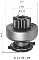 Pinion electromotor MAGNETI MARELLI, Cod: 940113020349