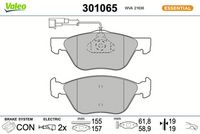 Bremsbelagsatz, Scheibenbremse