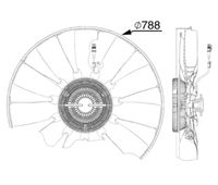 Thumbnail - Koelventilatorwiel - CFF514000P - MAHLE