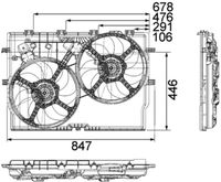 Thumbnail - Koelventilatorwiel - CFF192000P - MAHLE