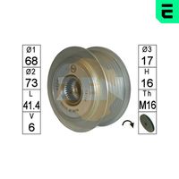 Sistem roata libera, generator ERA, Cod: ZN5660
