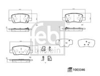 Bremsbelagsatz, Scheibenbremse