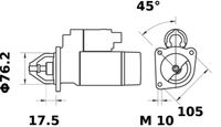 Thumbnail - Startmotor / starter - MS56 - MAHLE