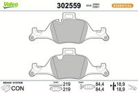 Bremsbelagsatz, Scheibenbremse