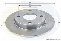 Disc frana COMLINE, Cod: ADC0436