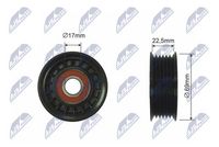 Rola intinzator,curea transmisie NTY, Cod: RNK-MZ-008