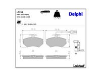 комплект спирачно феродо, дискови спирачки