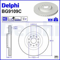 Disc frana DELPHI, Cod: BG9109C