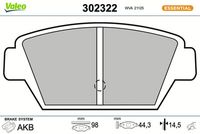 Bremsbelagsatz, Scheibenbremse