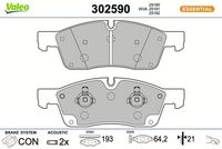 Bremsbelagsatz, Scheibenbremse