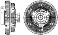Thumbnail - Koppeling, radiateurventilator - CFC230000P - MAHLE