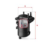 Filtru combustibil SOFIMA, Cod: S 4132 NR