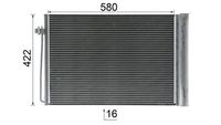Thumbnail - Condensor, airconditioning - AC344000P - MAHLE