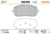 Bremsbelagsatz, Scheibenbremse