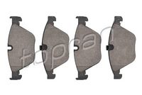 комплект спирачно феродо, дискови спирачки