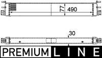 Thumbnail - Oliekoeler, motorolie - CLC68000P - MAHLE