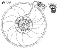 Thumbnail - Koelventilatorwiel - CFF162000P - MAHLE