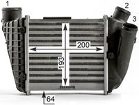 Thumbnail - Intercooler, inlaatluchtkoeler - CI429000P - MAHLE