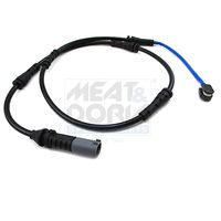 предупредителен контактен сензор, износване на накладките