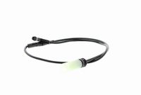 предупредителен контактен сензор, износване на накладките