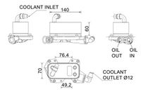 Thumbnail - Oliekoeler, automatische transmissie - CLC132000P - MAHLE